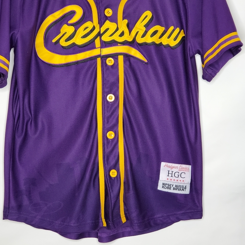 Crenshaw Kobe Bryant #24 Nipsey Hussle Baseball J… - image 4